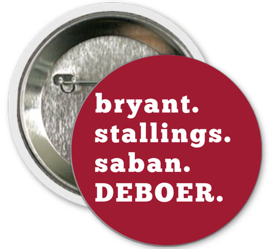 University of Alabama - Head Coach Legacy Gameday Button